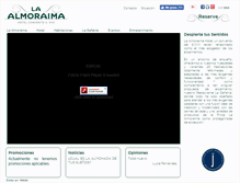 Tablet Screenshot of laalmoraimahotel.com